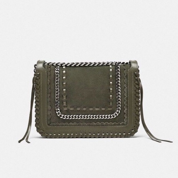 leather crossbody bag zara